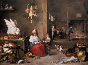 Kitchen Scene (mk14) TENIERS, David the Younger